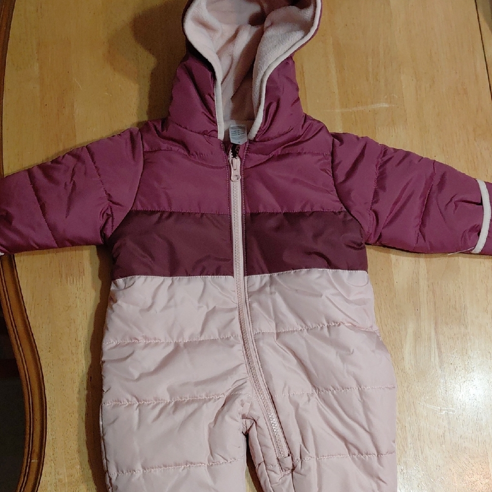 Simple Joys by Carter's Burgundy Baby Snowsuit